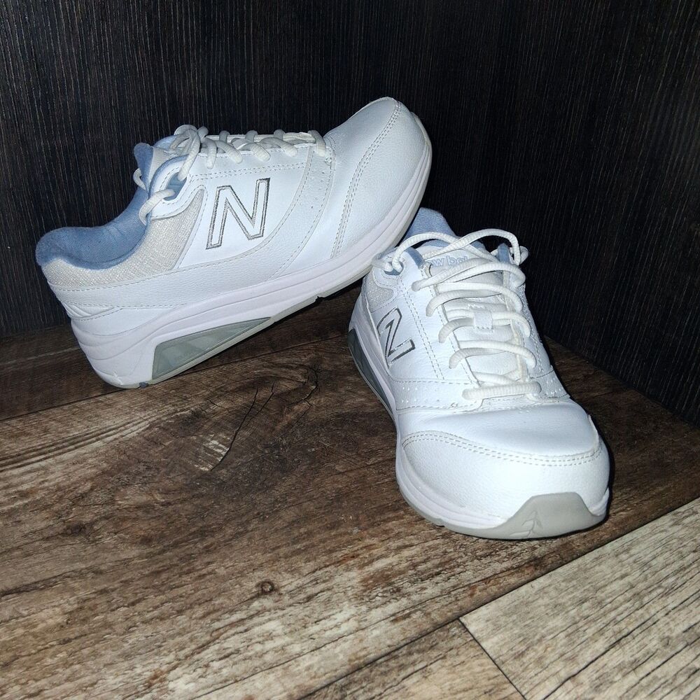 New Balance 928v3 Walking Shoe White/Blue Women's 6.5/Men's 5 Extra Wide
